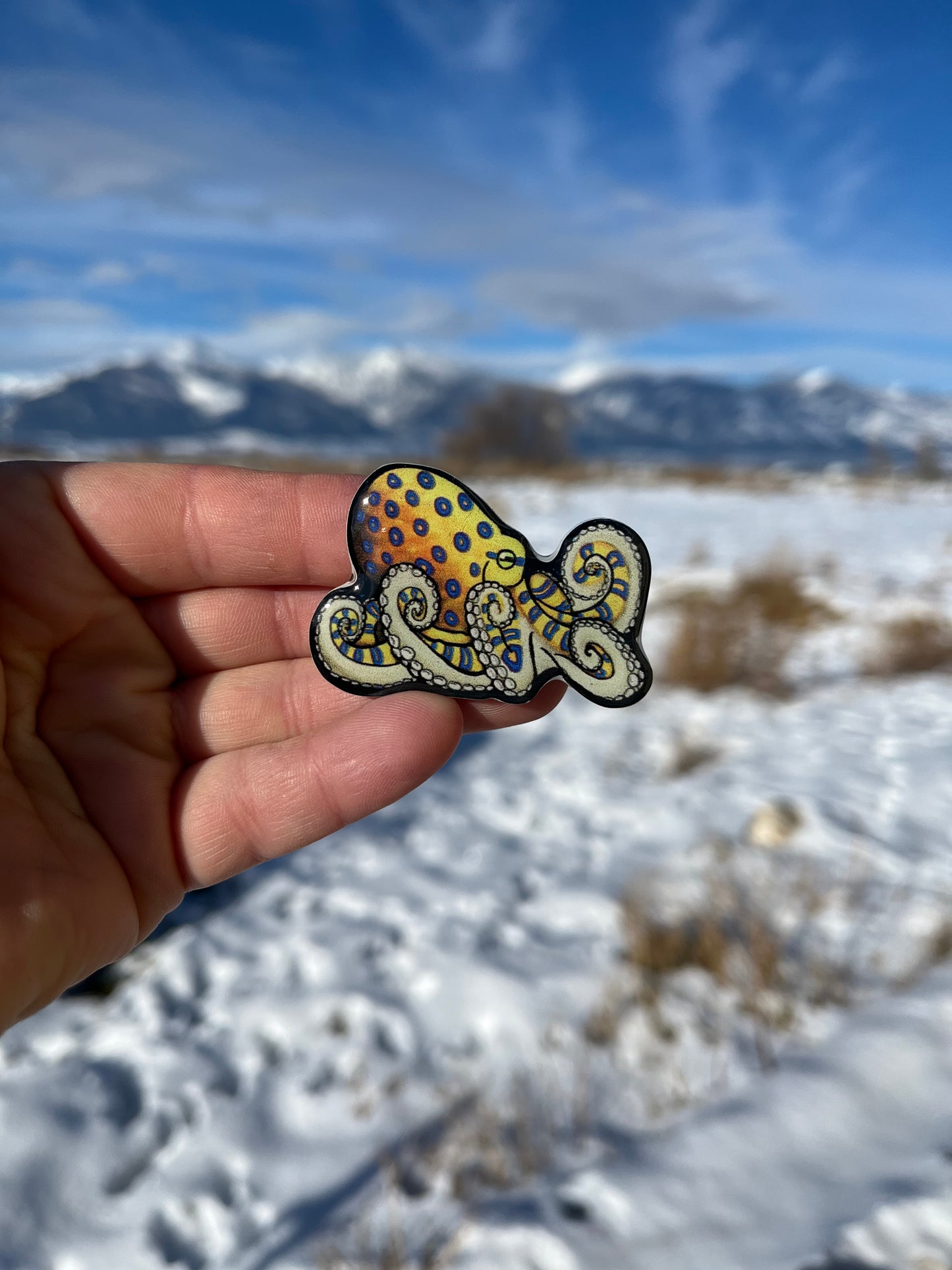 Blue-Ringed Octopus Magnet
